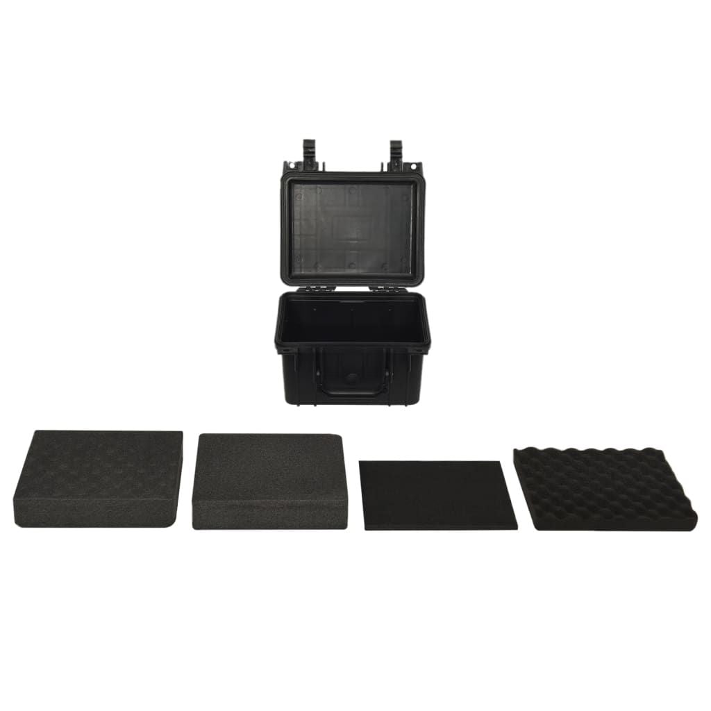 Portable Flight Case Black 10.6"x9.8"x7.1" PP
