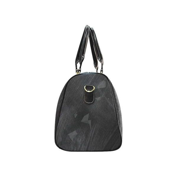 Travel Bag Geometrical Black Duffel Bag Design by HadiArts Article- 00602