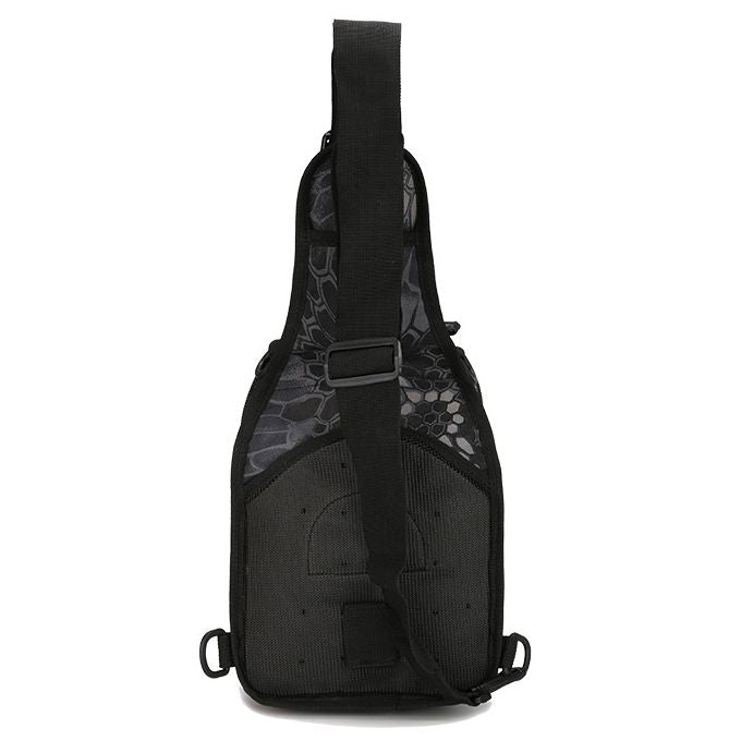 Unisex Sling Shoulder Bag Molle Outdoor Daypack Backpack with Adjustable Strap