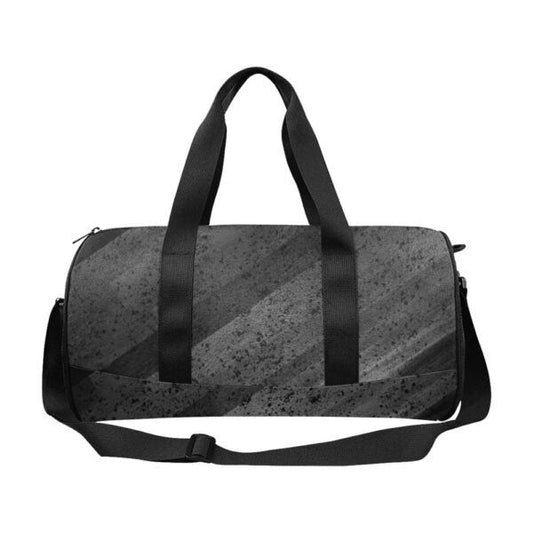 Travel Duffel Bag black Design by HadiArts